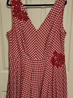 Red Gingham dress